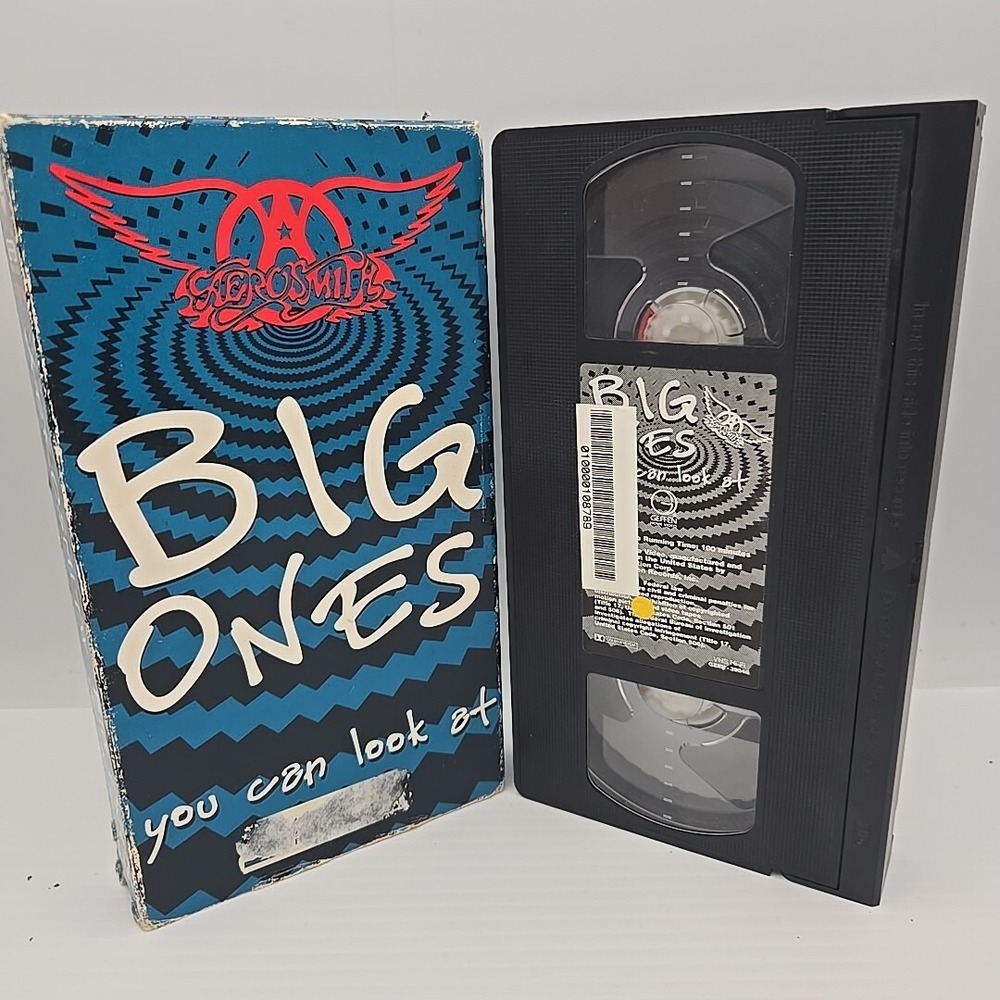 Aerosmith Big Ones You Can Look At VHS Tape 1994 Geffen Home Video GEFV-39546